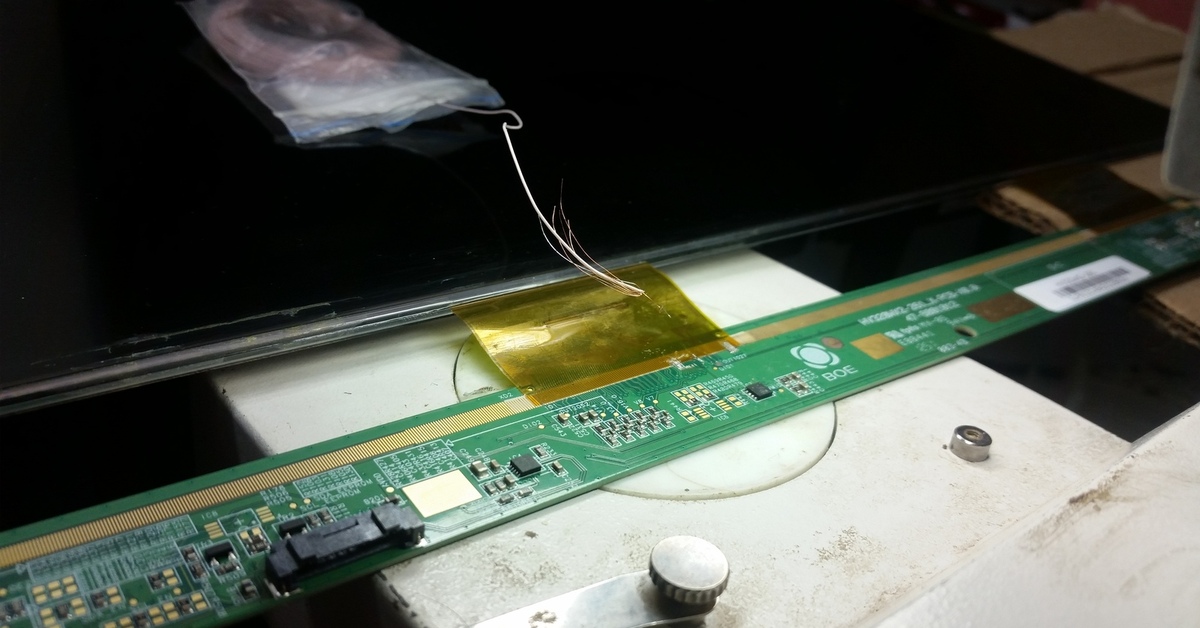 Восстановление шлейфа матрицы LCD как??? • VLab